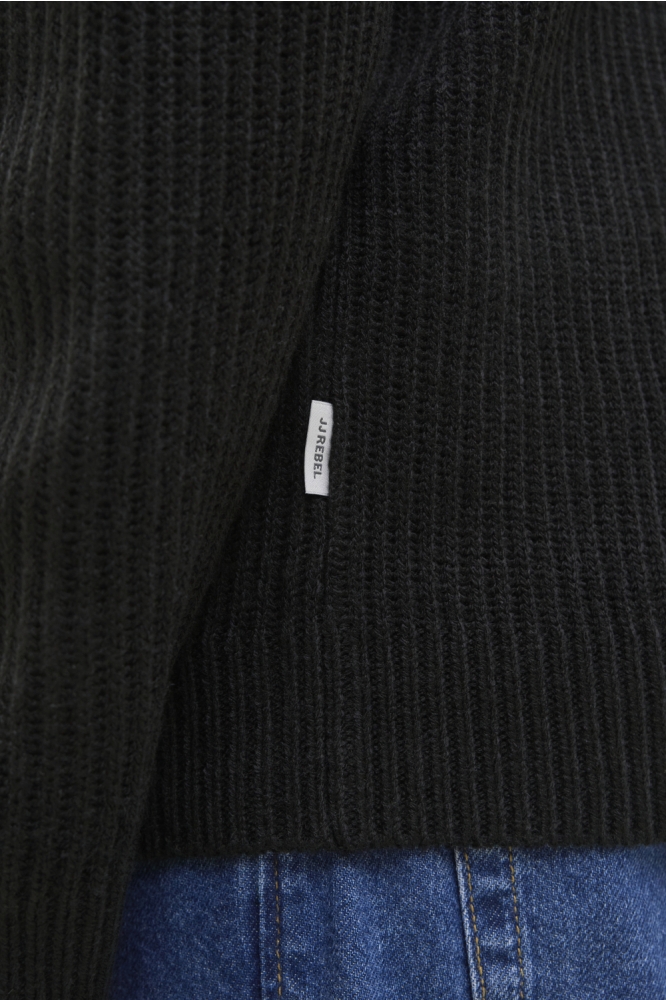 JREBLOGAN KNIT CREW NECK SN 12279452 BLACK